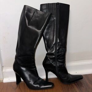 Leather Black Boots from "Ma Spiga"